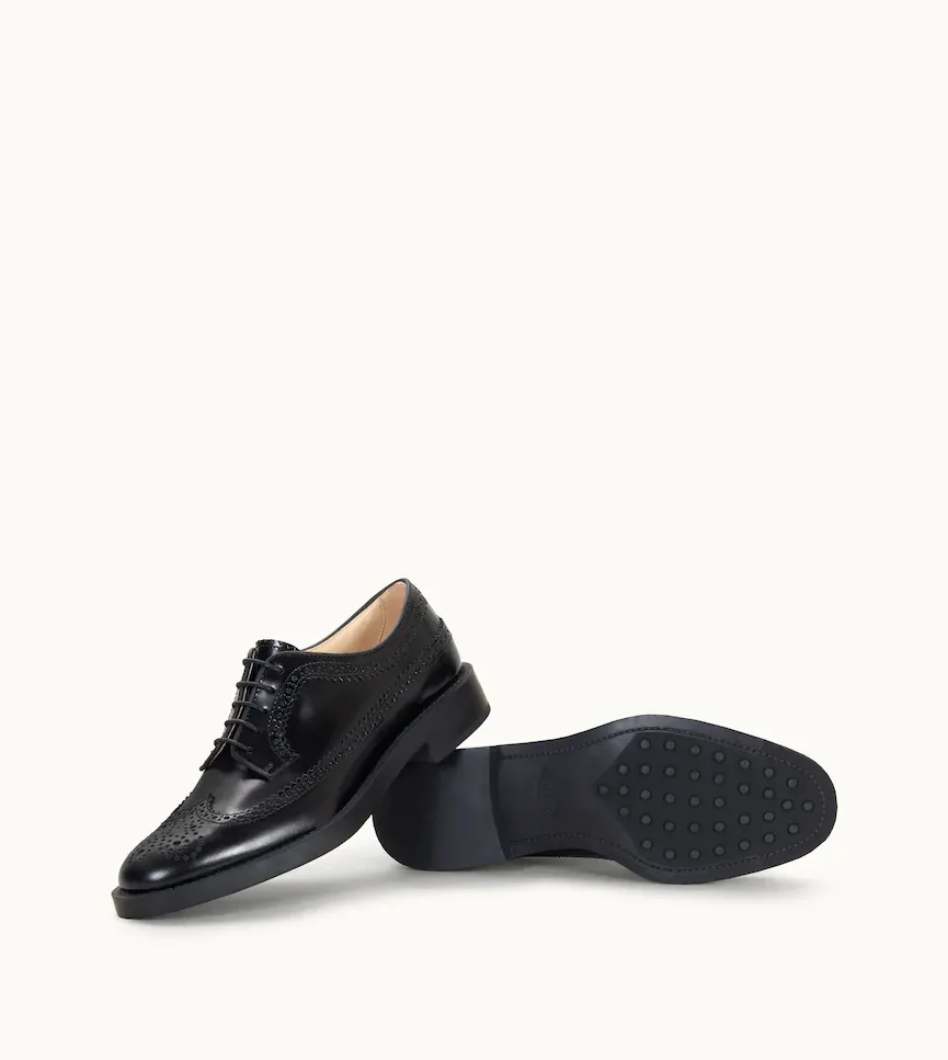 Lace-Up Leather Brogues
