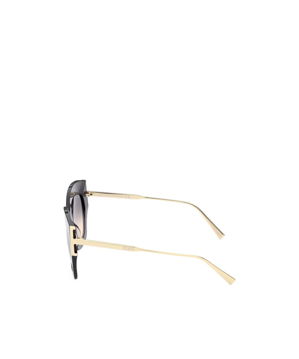 Geometric Frame Sunglasses