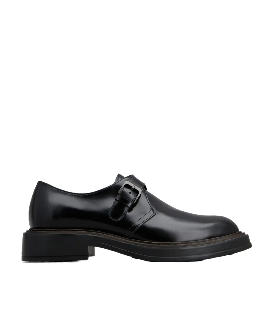 Leather Monk Shoes