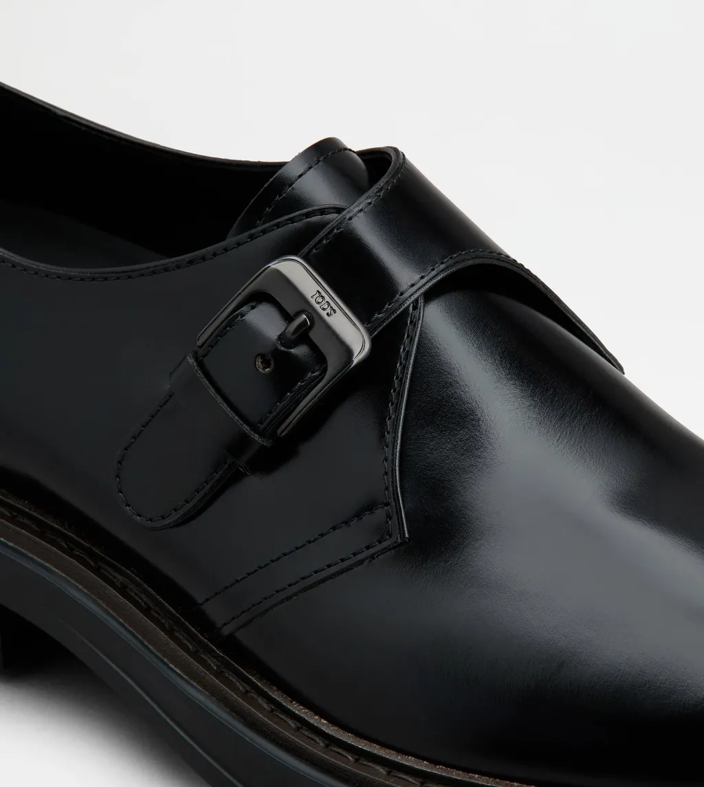 Leather Monk Shoes