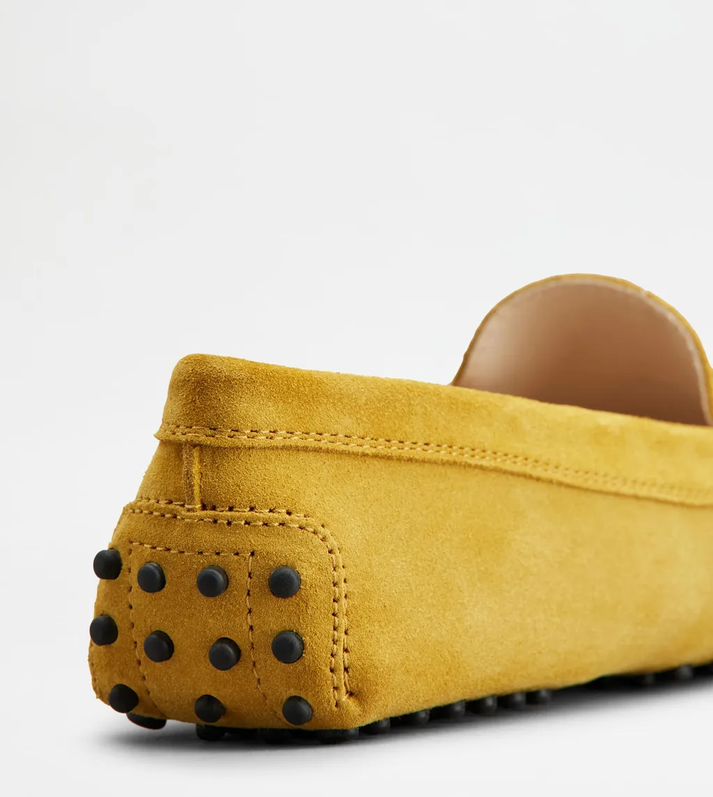 Penny-Slot Suede Loafers