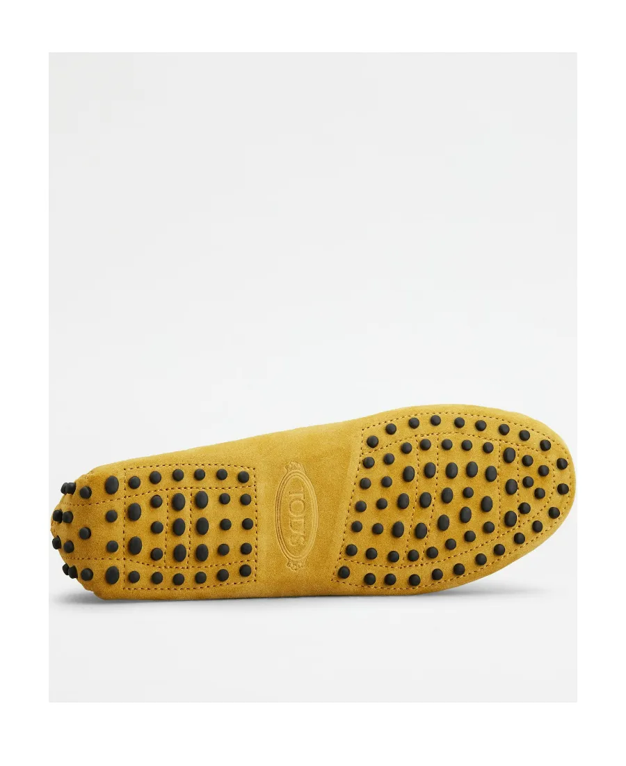 Penny-Slot Suede Loafers