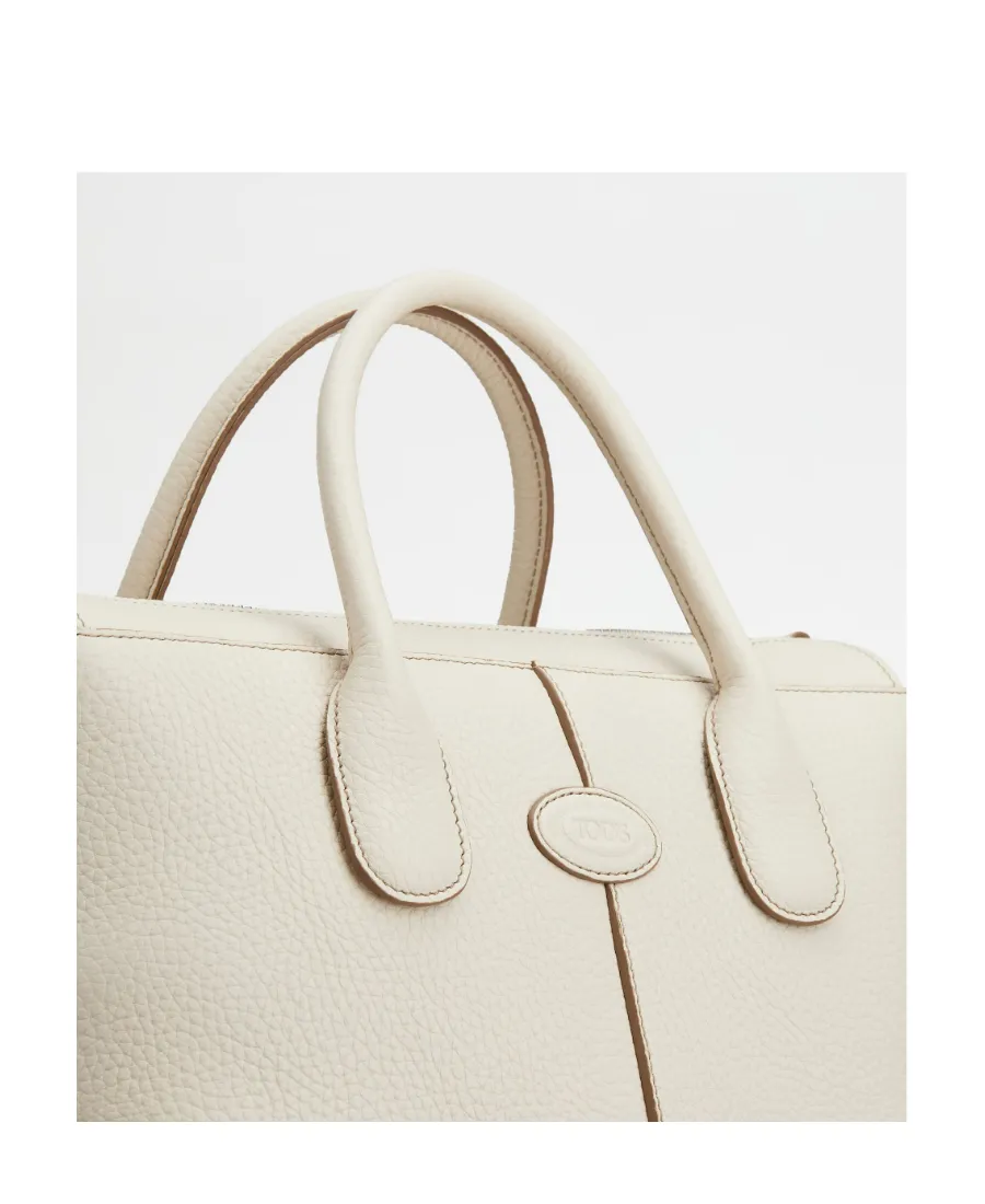 Logo Debossed Top Handle Bag