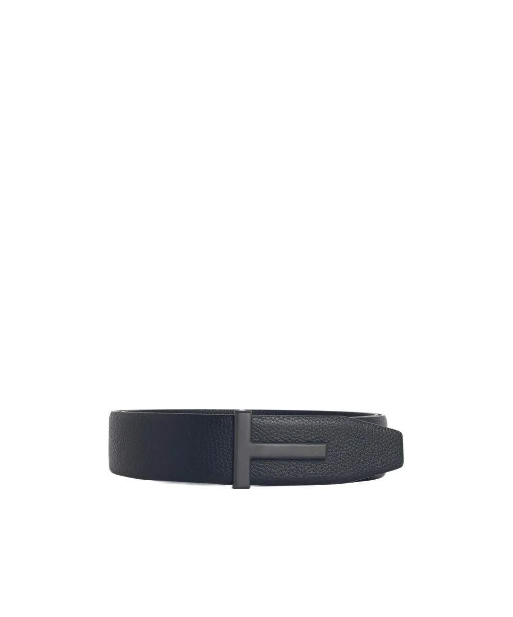 Logo Plaque Buckle Belt