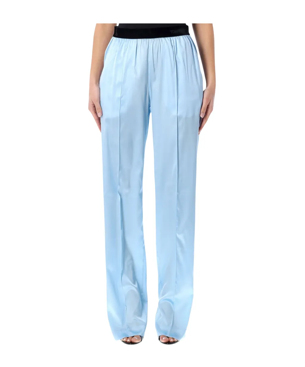 Elasticated Waistband Pleated Pants