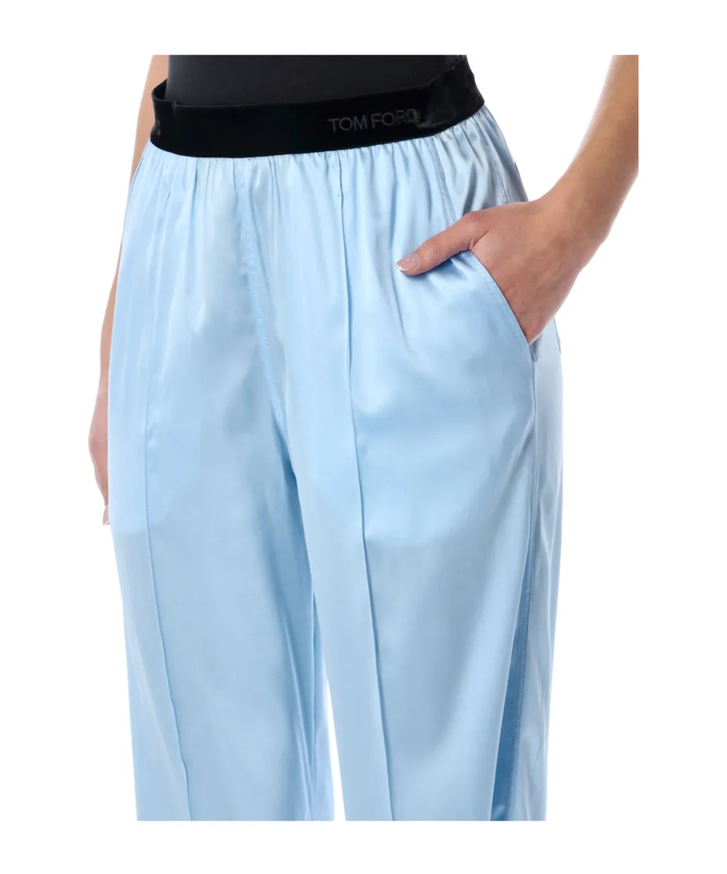 Elasticated Waistband Pleated Pants
