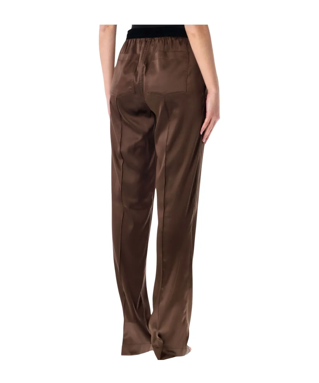 Elasticated Waistband Pleated Pants