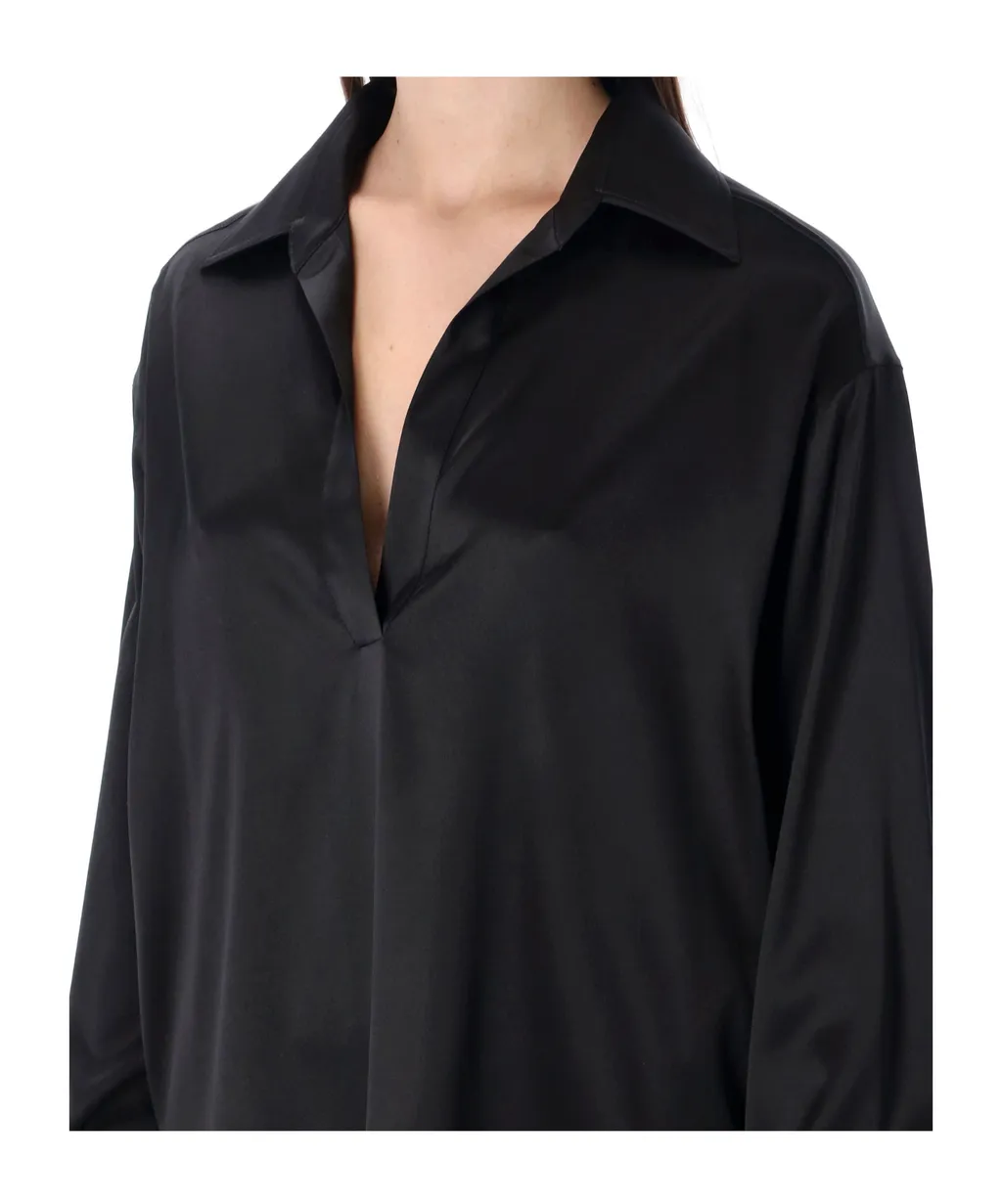 V-Neck Long Sleeve Top