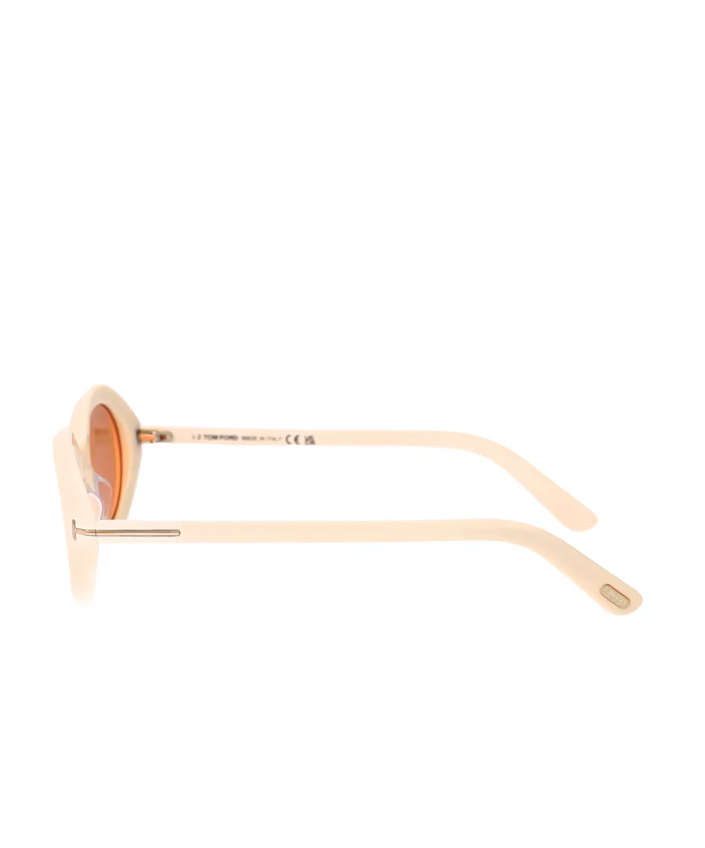 Oval-Frame Sunglasses
