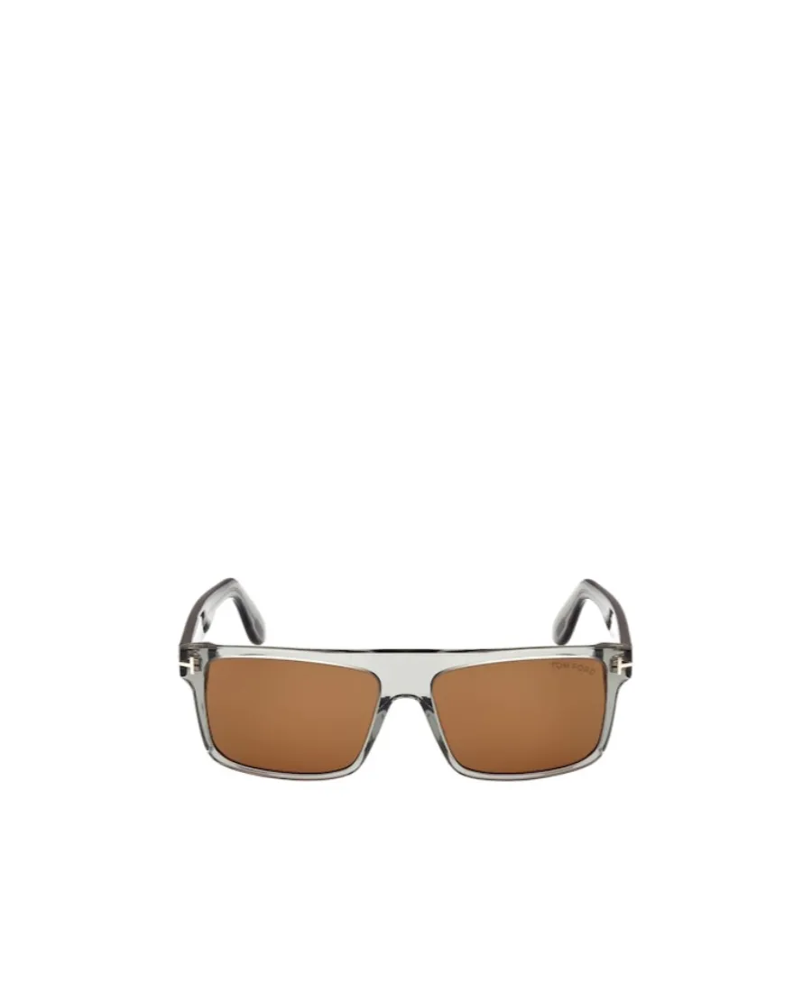 Rectangular-Frame Sunglasses