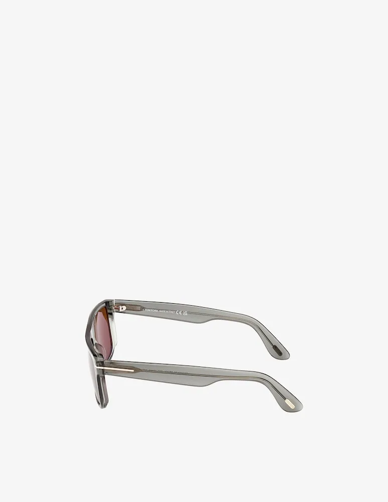 Rectangular-Frame Sunglasses