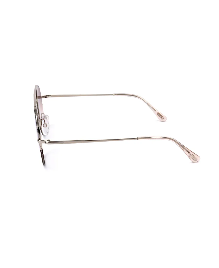 Round-Frame Gradient Sunglasses