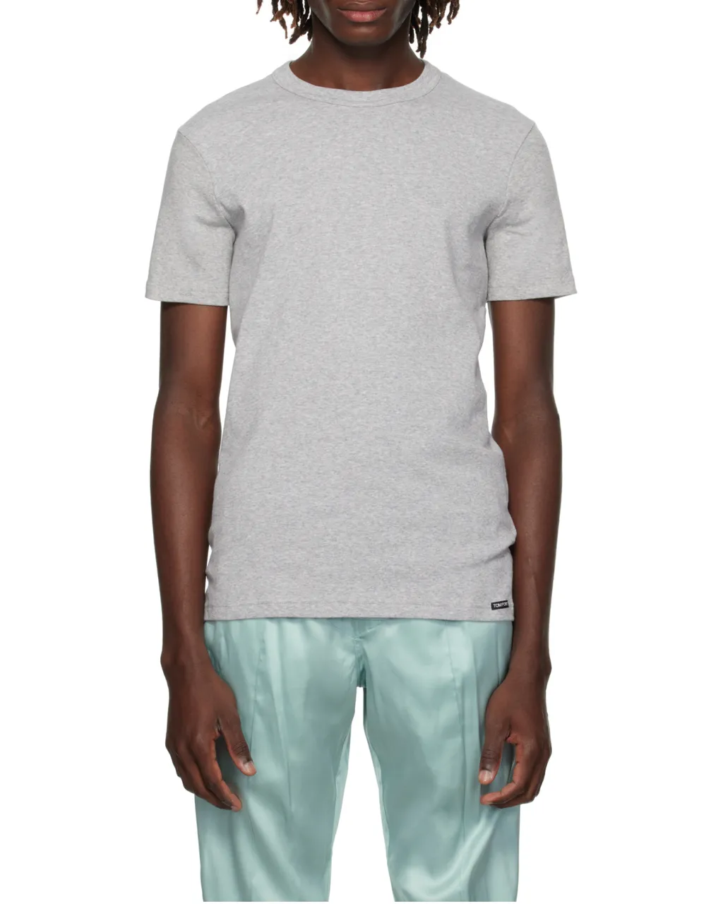 Logo Patch Crew Neck T-Shirt