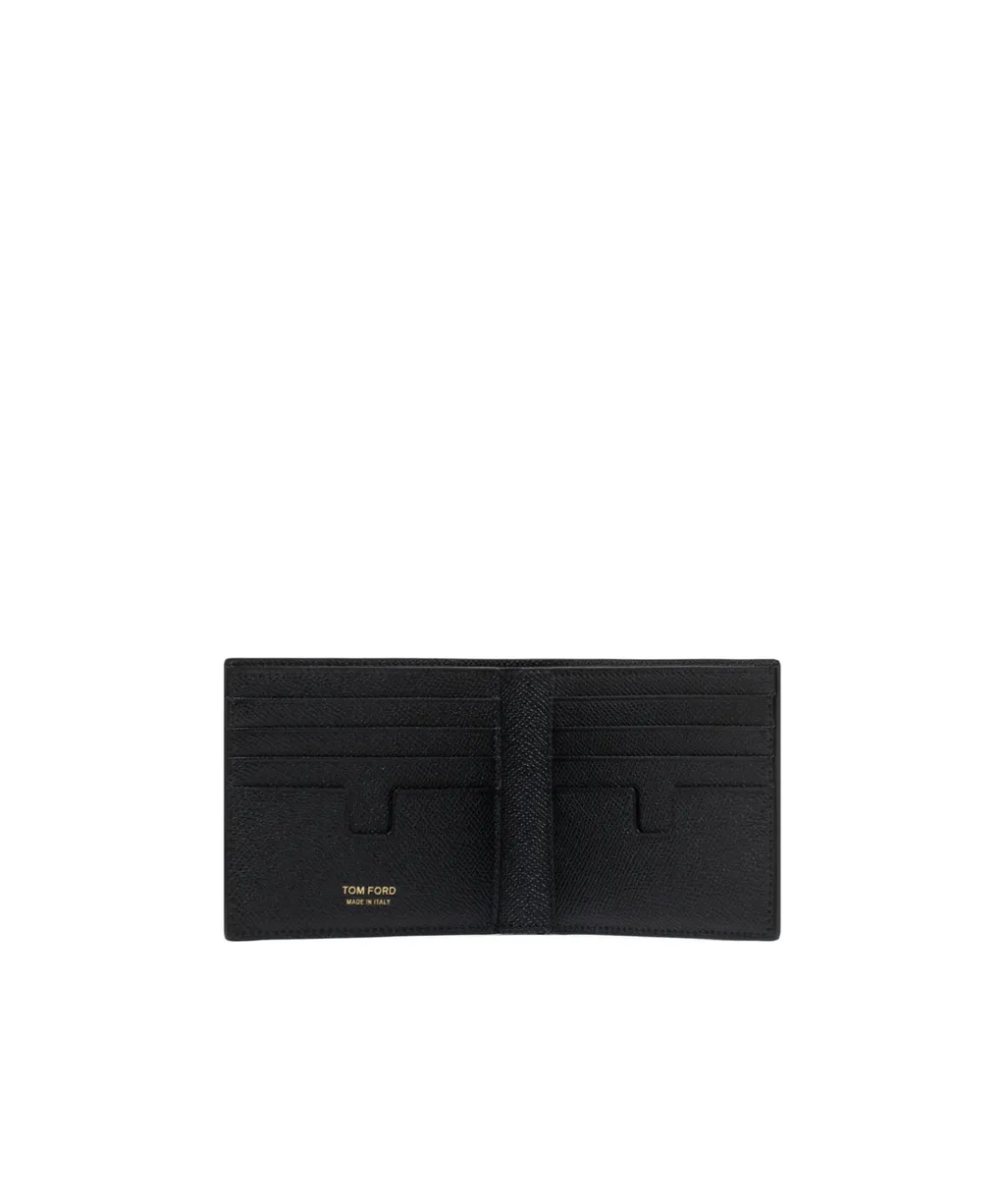 T Logo Bi-Fold Wallet