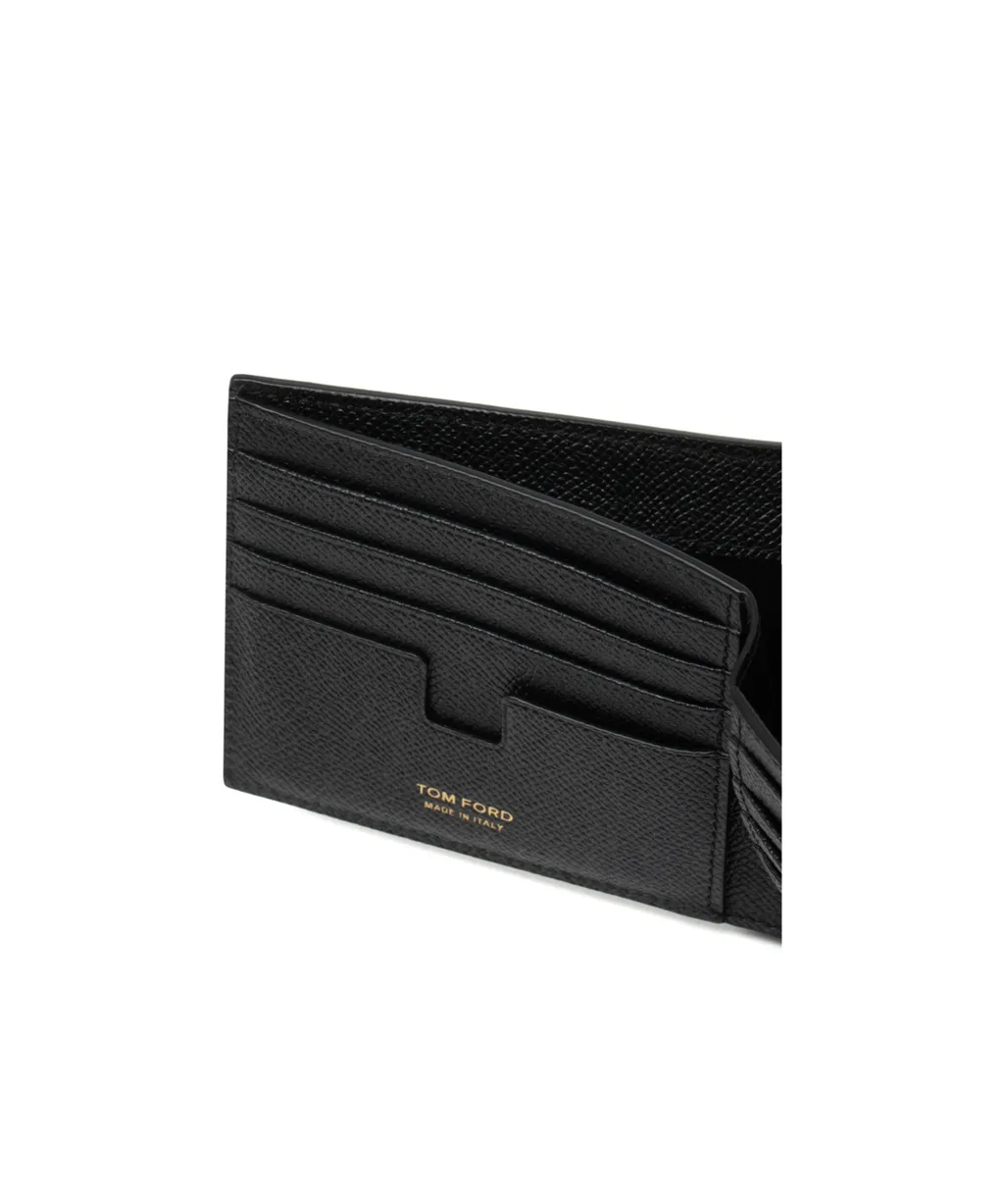 T Logo Bi-Fold Wallet