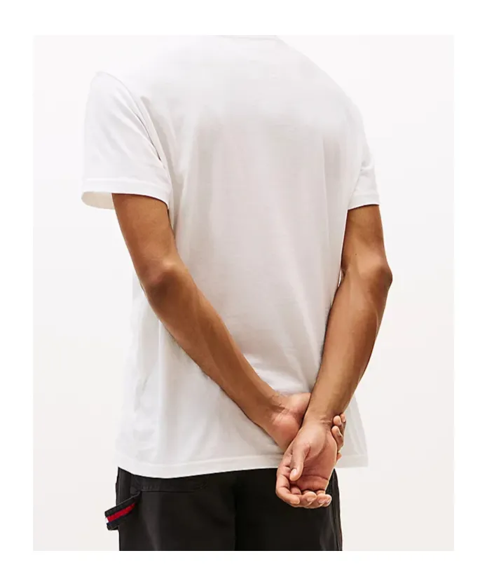 Linear Logo Slim Crew Neck T-Shirt