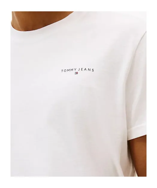 Linear Logo Slim Crew Neck T-Shirt