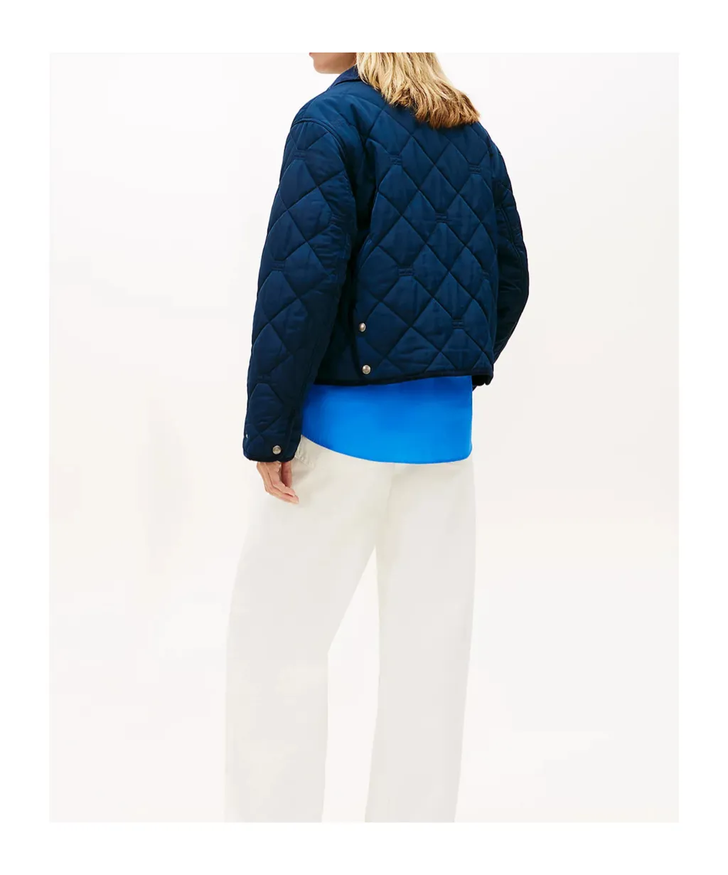Padded Flag Quilted Water Repellent Jacket