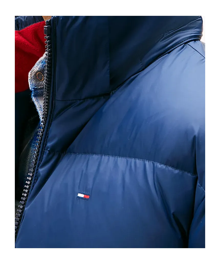 Water Repellent Down Hooded Jacket