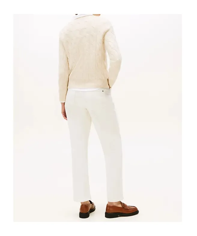 Soft Wool Cable Knit Sweater