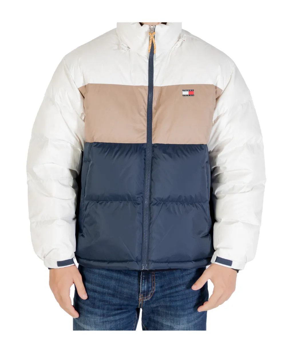 Color-Blocked Down Jacket