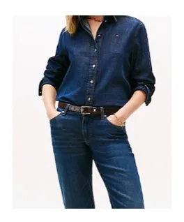 Buttoned Denim Shirt