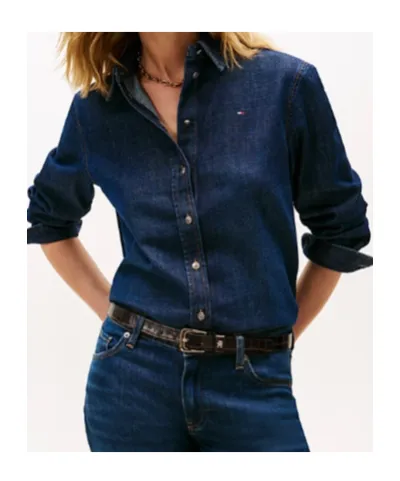 Buttoned Denim Shirt