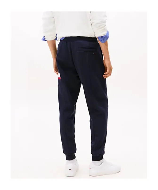 Colour-Blocked Fleece Cuffed Joggers