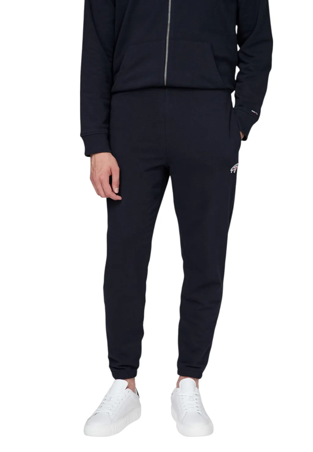 Straight Cotton-Blend Track Pants