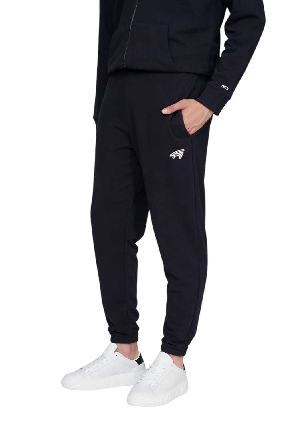 Straight Cotton-Blend Track Pants