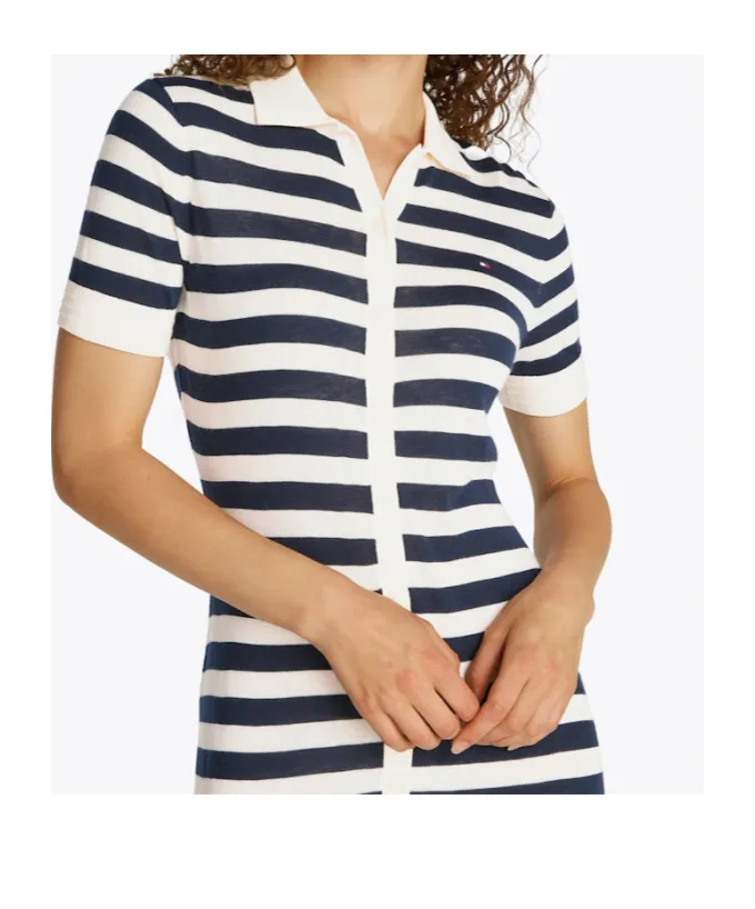 Striped Polo Dress