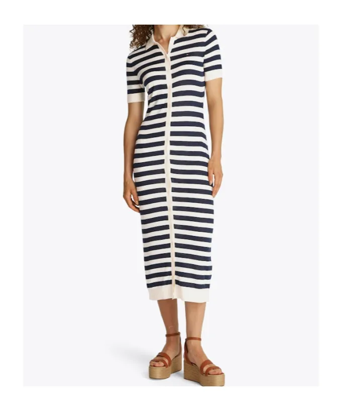 Striped Polo Dress