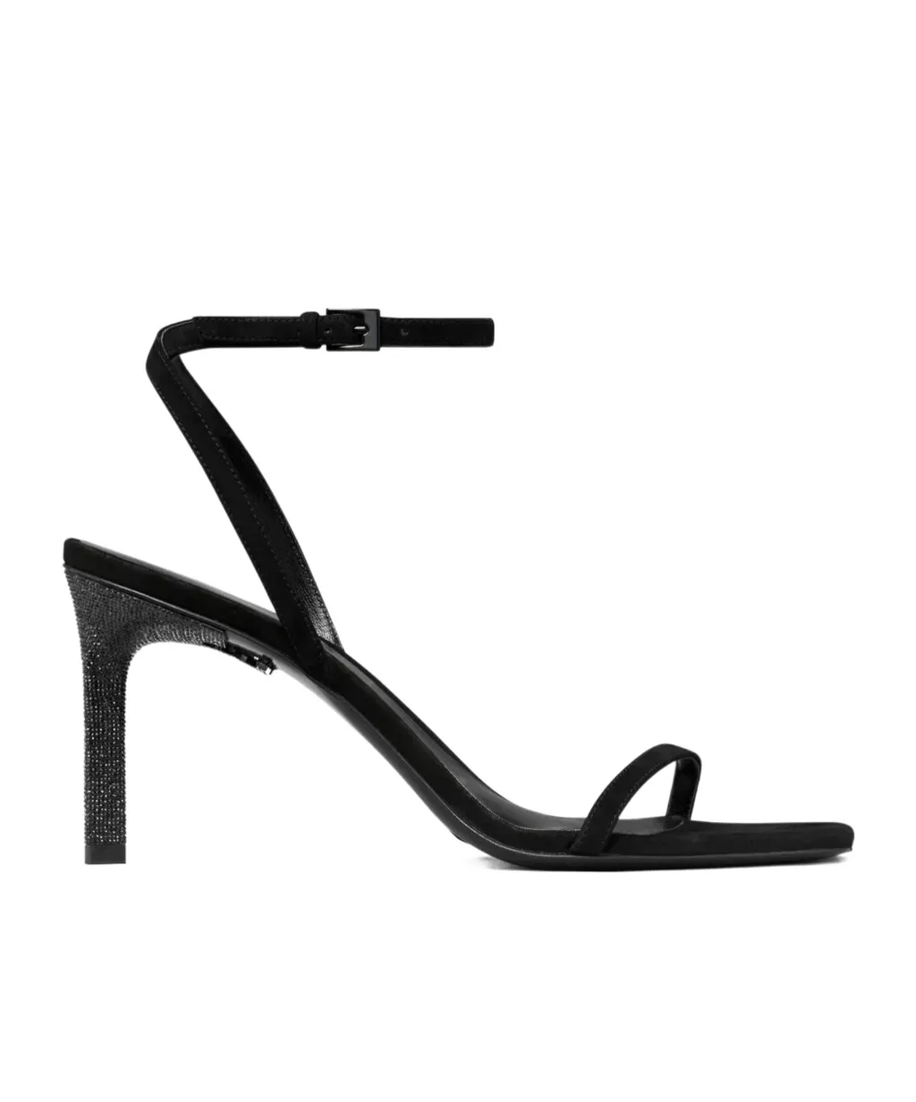90Mm Pavé Heeled Sandals