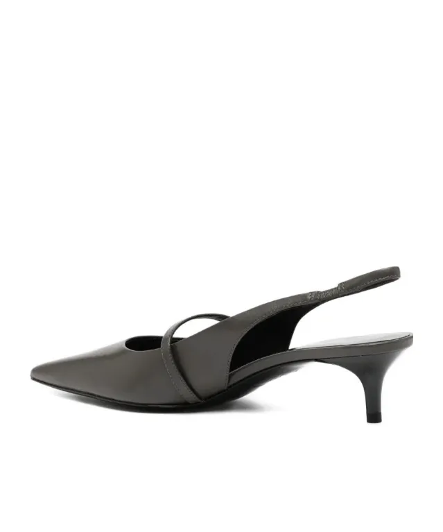 45Mm Logo-Buckle Slingbacks