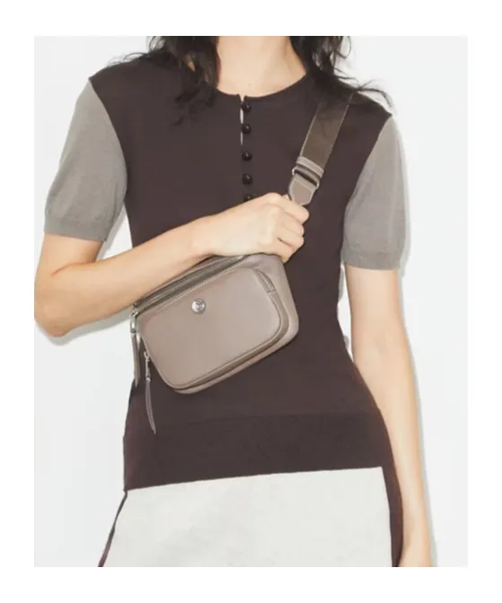 Mini Pebbled-Leather Belt Bag