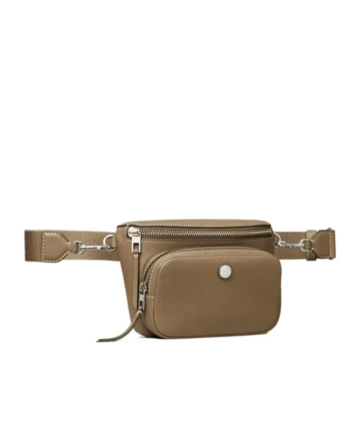 Mini Pebbled-Leather Belt Bag