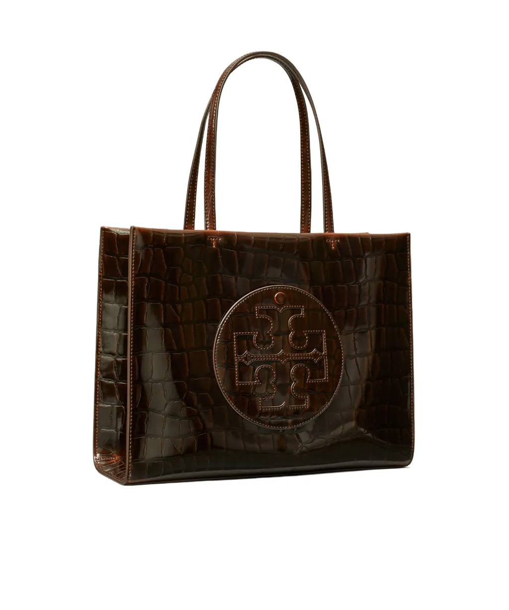 Ella Croc-Embossed Tote