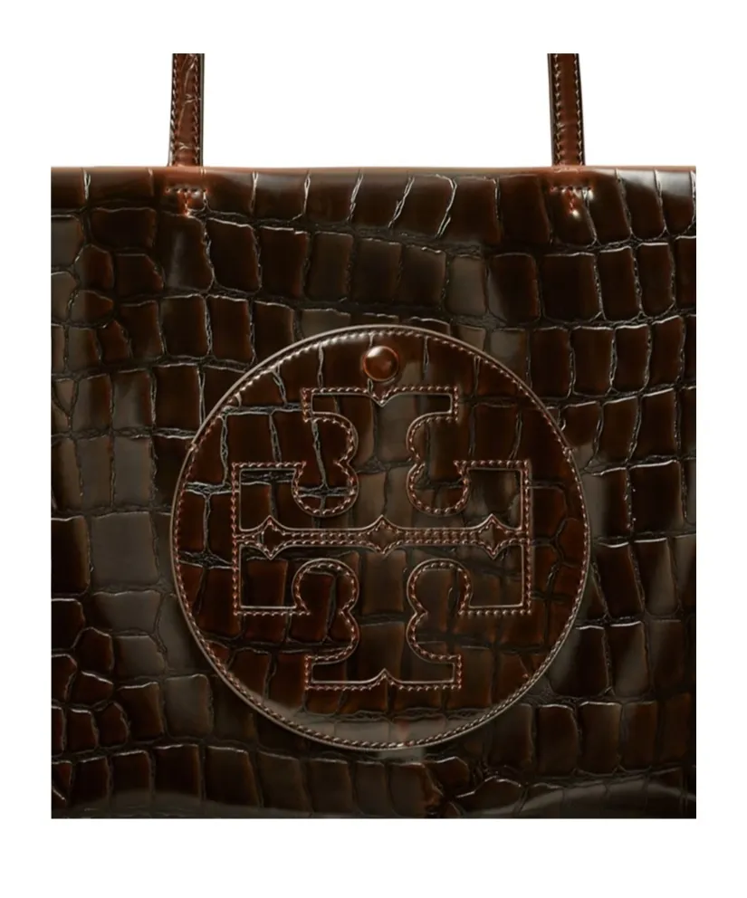 Ella Croc-Embossed Tote