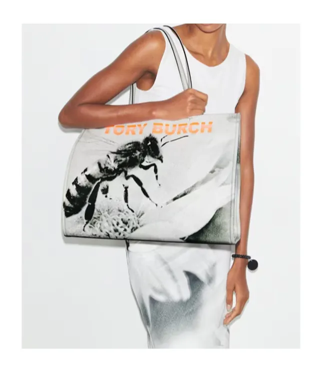 Ella Bee Motif Tote Bag