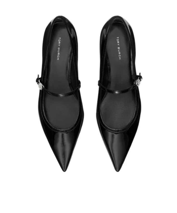 Double T Logo Buckle Mary Janes