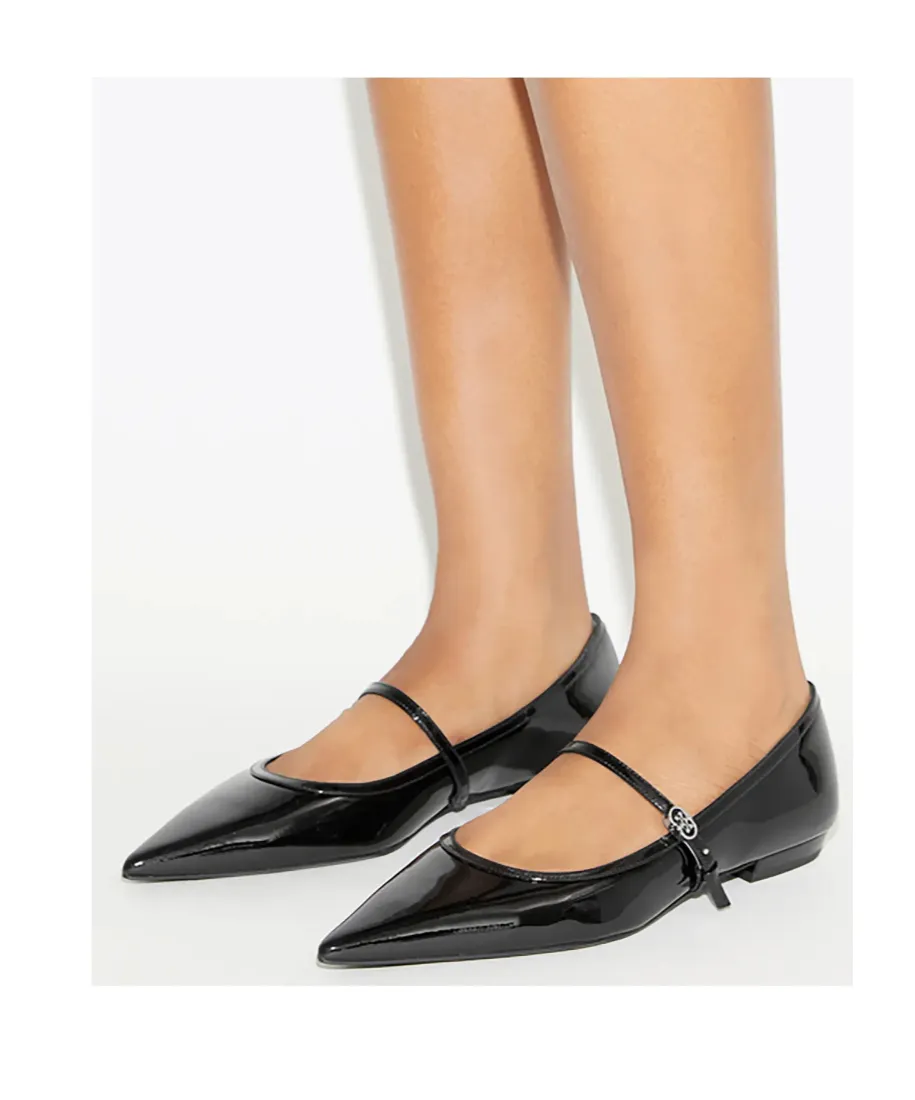 Double T Logo Buckle Mary Janes
