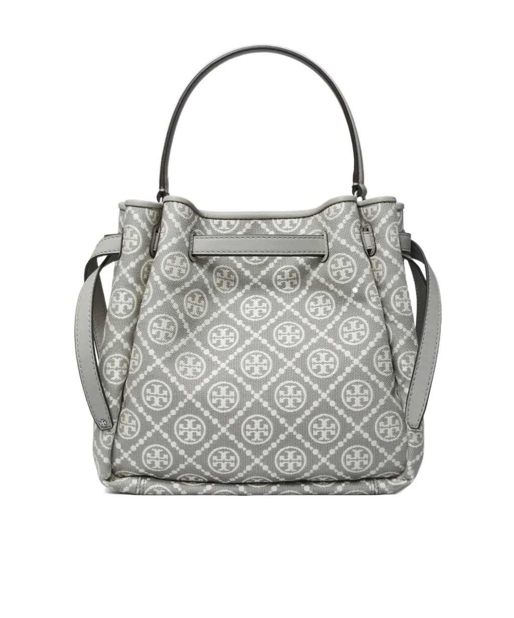 Romy T Monogram Bucket Bag