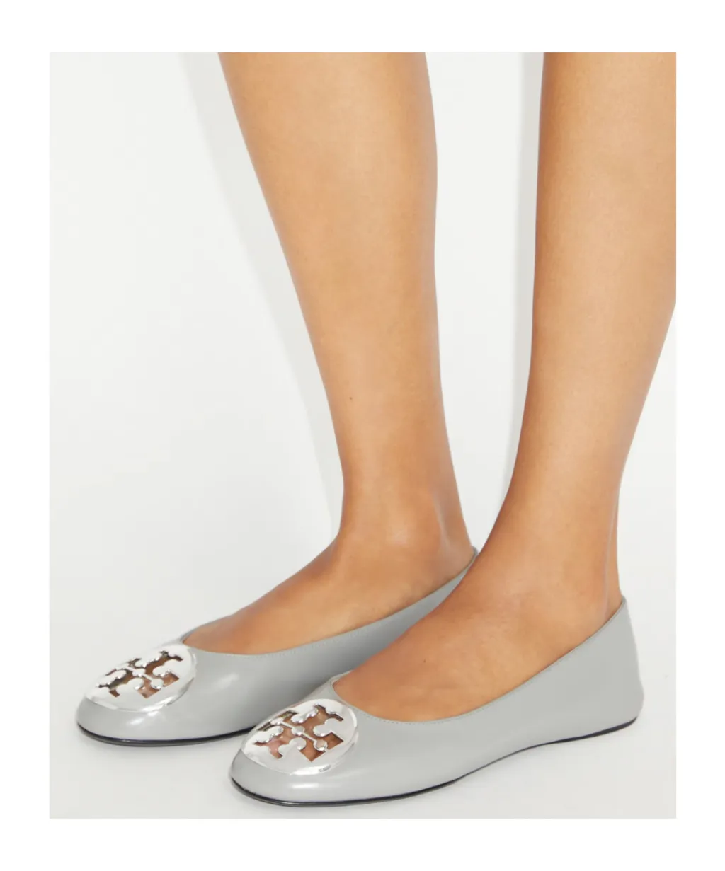 Reva Logo-Plaque Ballet Flats