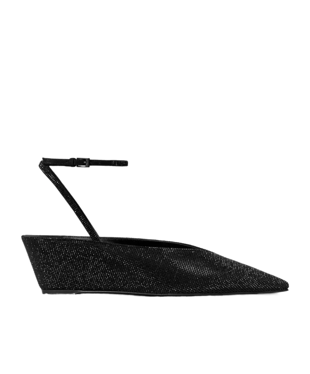 Pavé Wedge Pumps 50Mm