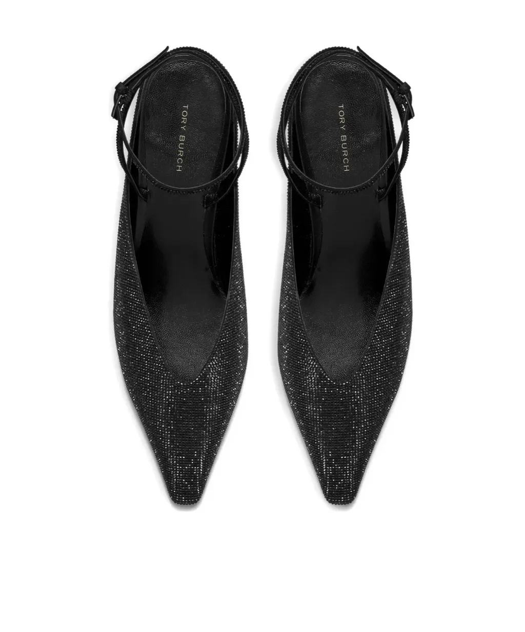 Pavé Wedge Pumps 50Mm