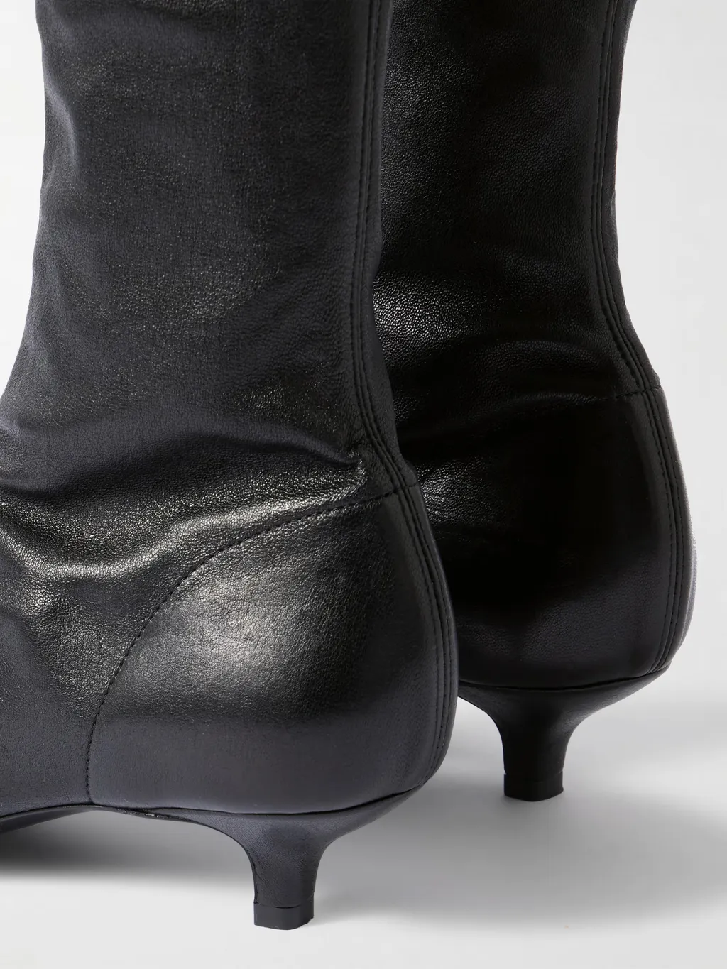 Nappa Leather Knee-High Boots