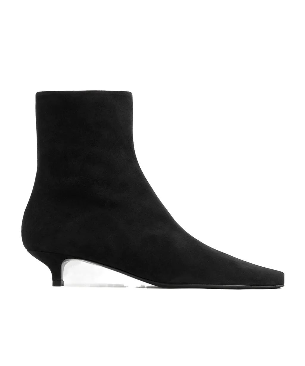 Zippered Ankle Boots