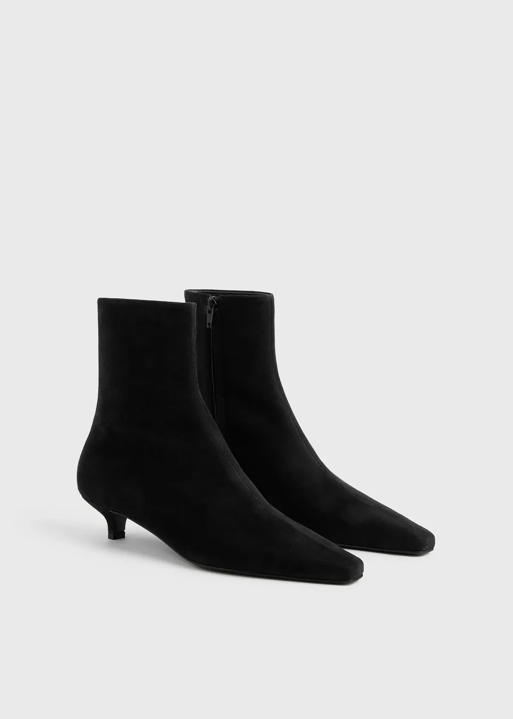 Zippered Ankle Boots