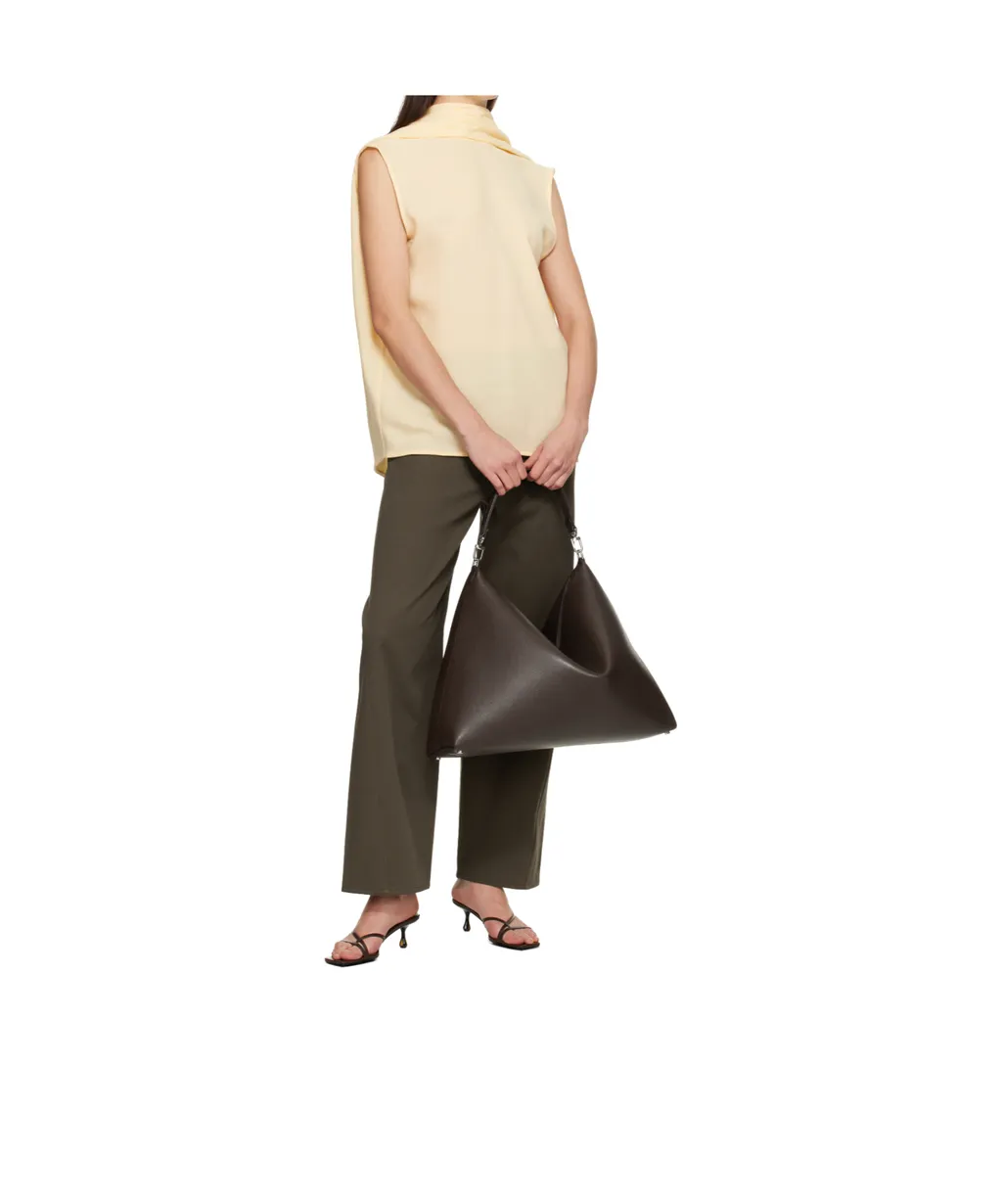 Grain Leather Handbag