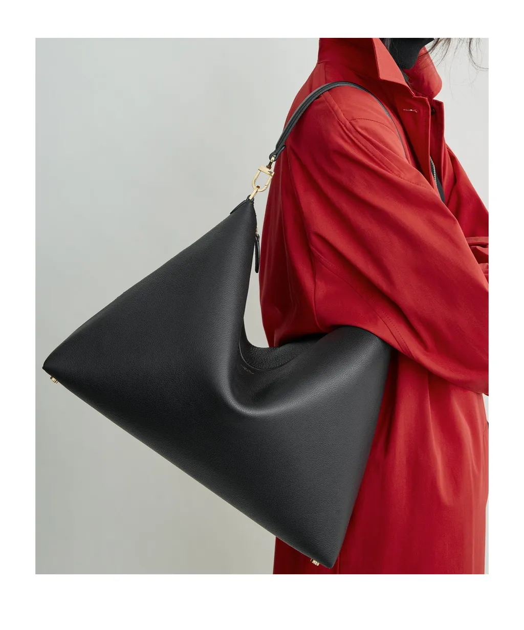 Medium Zippered Shoulder Bag